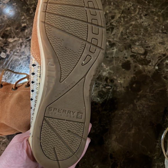 SPERRY Top slider boots 8.5 Great warm boots suede. MN89 - Picture 7 of 7